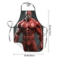 thumbnail image 3 of Red Muscle Hero(2) Aprons for Women Men Waterproof For Kitchen Cooking BBQ Gardening Painting Mechanic, 3 of 5