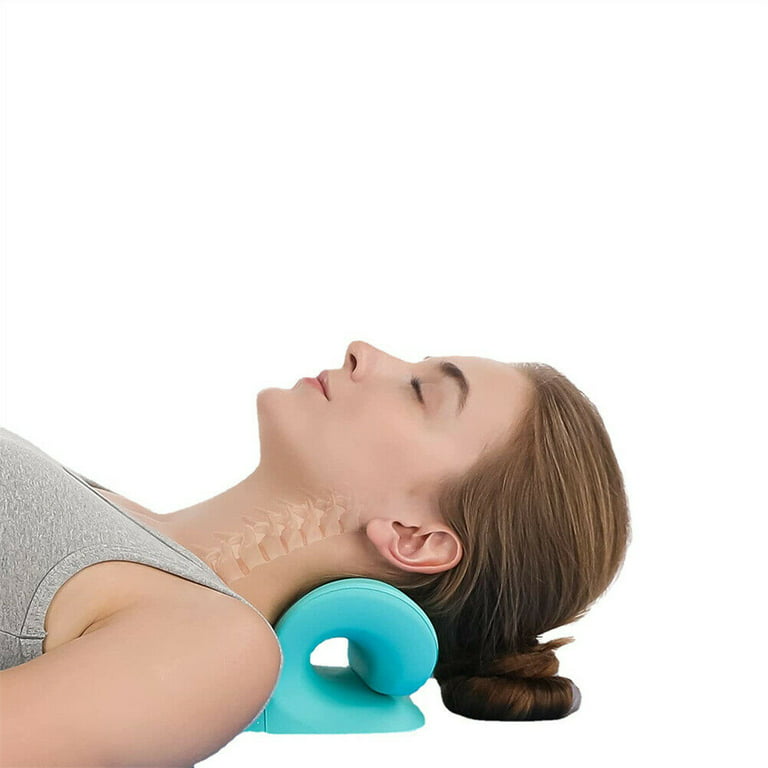 gluttony Neck Traction Pillow Rest Cloud Cushion Support Neck Nerve  Stretcher Pain Relief 