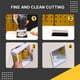 thumbnail image 3 of Cortador De Ranuras Cuadradas De Acero Inoxidable Para Plástico, Metal O Cajas Eléctricas De Bajo Voltaje Montaje De Herramientas Múltiples Compatible Con La Mayoría De Oscilantes Estándar De La seitruly TO006553-02, 3 of 6
