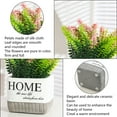 thumbnail image 3 of Lavanda artificial, plantas verdes falsas con forma de estrella, plantas en macetas, pequeñas decoraciones, decoración de la sala de estar del hogar, decoración del comedor, bonsái, 3 of 5