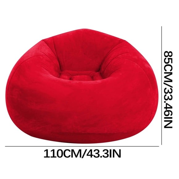 Birdeem Home Plush Inflatable Lazy Football Sofa Single Person Sofa Leisure and Entertainment Stool
