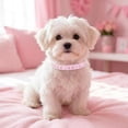 thumbnail image 4 of Mumup 3Pack Small Dog Collars Bling Puppy Collars Diamond Pet Collars PU Leather Sparkly Rhinestone Glitter Adjustable Jewelry Neck Collars for Small Pet, 4 of 7