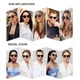 thumbnail image 2 of Gafas de sol SOJOS SJ2112, retro, vintage, cuadradas, polarizadas, 2 of 5
