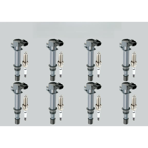 8X Ignition Coil & 8X Spark Plugs for Dodge Jeep Commander Liberty V8 4.7L UF270