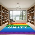 thumbnail image 2 of ODIKA 2x3 Machine Washable Non-Slip Area Rug, Graphic Multicolor High Traffic Rug with Pad, Red, 1053352, 2 of 8