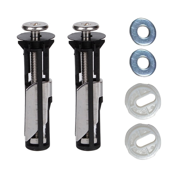 Tornillos de fijación para asiento de inodoro, fácil instalación, kit universal de pernos para asiento de inodoro, kit de tornillos para asiento de inodoro