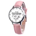 thumbnail image 2 of Women Watch Individual Special Design Faux Leather Band Ideal Wristwatch for Gifts, 2 of 7