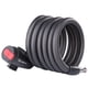 thumbnail image 1 of Candado de acero reforzado para bicicleta con cable de 1.8m - Incluye funda de cuero y soporte de montaje, 1 of 6