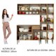 thumbnail image 5 of Cocina Integral Completa 169cm Emilly Winter Madesa 08 - Marrón Madesa GREM169008, 5 of 9
