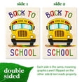 thumbnail image 3 of G128 Back to School Bus Garden Flag 12x18 In Double Sided Back to School Yard Garden Lawn Decoration, 3 of 8