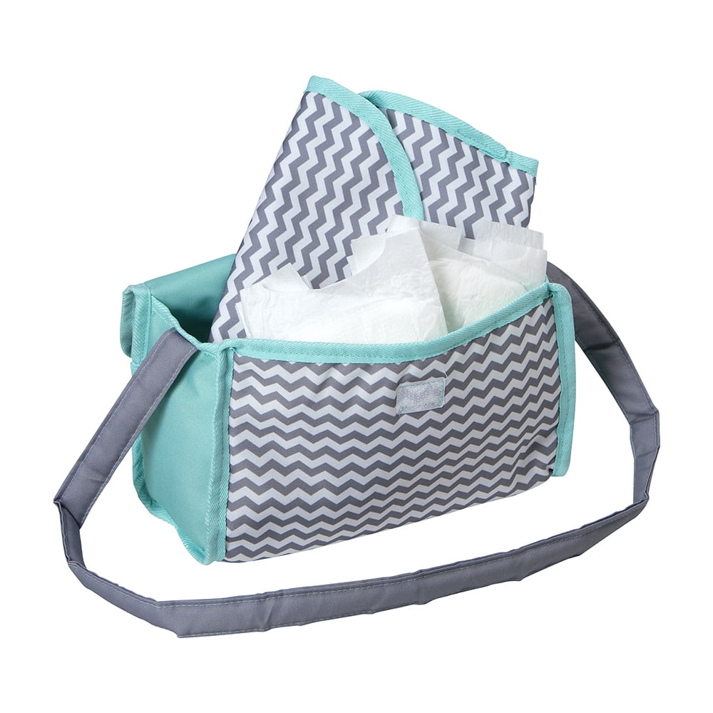 Diaper bag changing bag elephant turquoise