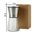 thumbnail image 4 of GUOOL Adjustable Grinder Coarse Mill Glass Shakers Spice Jar Short with stand, 4 of 9