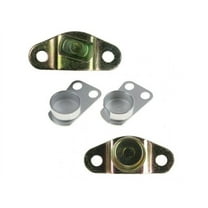 Tailgate Hinge Kit 4 Piece - Compatible with 1988 - 1992 Chevy C2500 1989 1990 1991