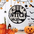 thumbnail image 4 of Letrero colgante de madera, letrero para puerta de Halloween, decoración de pared de madera, letrero para puerta de Halloween, funcionalidad versátil, 4 of 8