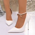 thumbnail image 5 of YTCAMLO 4.7 inch D'Orsay High Heels for Women Sexy Fashion Pointed Closed Toe Work Shoes Classic Night Club Wedding Dress Shoes, 5 of 7