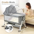 thumbnail image 3 of Cesta de cama 4 en 1 para bebés OHFLY con altura ajustable, 3 of 7
