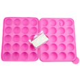 thumbnail image 1 of Molde de silicona para hornear cake pops, 20 moldes redondos de silicona para piruletas, molde de silicona para pasteles, 1 of 5