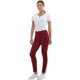 thumbnail image 3 of Pantalones vaqueros elásticos ajustados de tiro medio de colores con bolsillos reales completos de algodón 98 % para mujer (estándar y grande) Wine8 Short, 3 of 4
