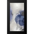 thumbnail image 2 of Jett, Kristina 14x24 Black Modern Framed Museum Art Print Titled - Cascade Indigo Triptych II, 2 of 5