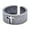 Retro Silver, variant on Men's Vintage Stainless Steel Ring Faith Hope Cross Ring Open High Polished Band Thumb Ring Band Punk Biker Retro Silver Size 11