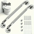 thumbnail image 2 of Stainless Steel Bathroom Safety Handrails , Sturdy Construction, Durable Handrail, Support Rail, 2 of 6