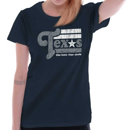 - Brisco Brands Texas Lone Star Souvenir TX Adult Short Sleeve T-Shirt