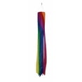 thumbnail image 2 of In the Breeze Rainbow Diagonal Sections - 50 Inch Windsock - Colorful Hanging Decoration - Red, Orange, Yellow, Green, Blue, Purple, 2 of 4