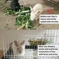 thumbnail image 4 of Adjustable Rabbit Food Basket with Grass Rack Rabbit Grass Frame Hay - TYPPKMM, 4 of 4