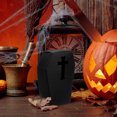 thumbnail image 2 of SHISUYAN 6Pcs Coffin Shaped Boxes Halloween Design Black Paper Storage For Treats, 2 of 9