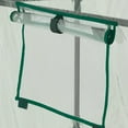 thumbnail image 3 of Ogrow Machrus  Deluxe Walk-In Greenhouse with 3 Tiers and 6 Shelves -  Clear Cover - White, 3 of 7