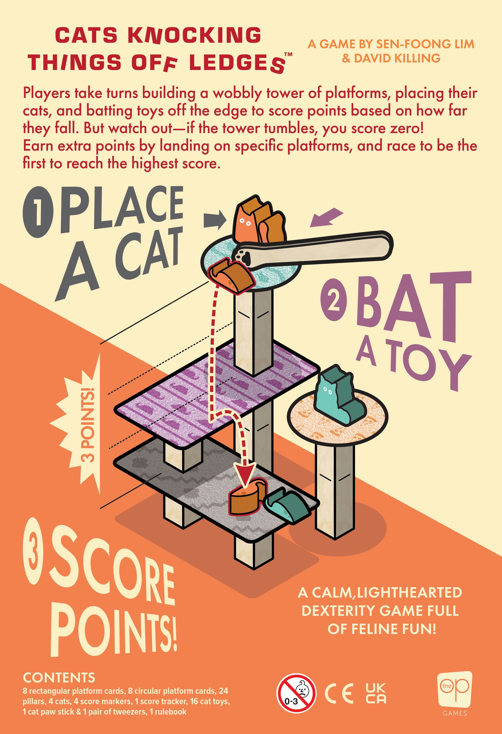 USAopoly Cats Knocking Things Off Ledges jeu de plateau