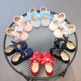 thumbnail image 2 of Zapatos de princesa de una sola capa multiusos con lazo bonito para niña, zapatos de cuero, zapatos de baile, 2 of 6