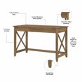 thumbnail image 3 of Bush Furniture Key West 48W Writing Desk in Reclaimed Pine, 3 of 5