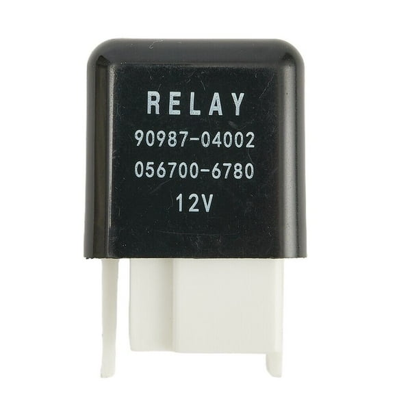 1 black 5-pin main blower motor relay 90987-04002 12V 056700-6780 suitable for Toyota -