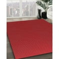 thumbnail image 3 of Ahgly Company Machine Washable Indoor Square Transitional Red Area Rugs, 8' Square, 3 of 7