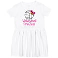 thumbnail image 3 of Inktastic Volleyball Butterfly Princess Girls Toddler Dress, 3 of 5