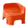 thumbnail image 3 of Taburete de baño ergonómico para zapatos color naranja perfecl, 3 of 8