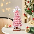 thumbnail image 4 of Christmas Tree With Light 8.27inch Artificial Christmas Trees Wooden 3D Christmas Tree Craft DIY Wooden Christmas Art and Craft Gift Christmas Tree Assembly for Christmas Tabletop Decor Party, 4 of 9