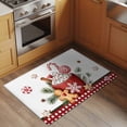 thumbnail image 2 of Christmas Entryway Rug 2'x3'&nbsp; Non Slip Front Door Mats, Winter Ice Cream Sugar Pine Needle Red Plaid Entrance Rugs Indoor Outdoor Carpet, Washable Floor Mats Small Area Rug for Bedroom Kitchen, 2 of 8