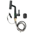 thumbnail image 2 of Bathroom Faucet, Single Handle Waterfall Faucet with Temp Display, Rotatable Lavatory Vessel Faucet, Lifting Hot and Cold Water Mixer Tap, Suitable for Kitchen, RV, Bathroom, 2 of 8