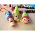 thumbnail image 5 of 3 piezas de silbato para bebé, juguete educativo de animales de madera lindos, juguete de instrumento musical de madera para bebé, 5 of 5