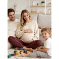 thumbnail image 2 of Pantalones de maternidad AMPOSH Stretchy Lounge Workout, 2 of 6