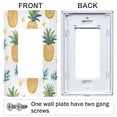 thumbnail image 3 of Yayeee Rocker Switch Wall Plate 1-Gang 4.6"x2.9" Home Decorative Outlet Cover, Pineapple, 3 of 6