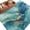 Turquoise, variant on Area Rug for Living Room, Turquoise Marble Non-Slip Indoor Large Carpet for Bedroom/Dining Room, Modern Abstract Art Ombre Blue Washable Low-Profile Rectangle Floor Runner Rugs - 6 x 9 Ft
