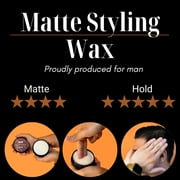 Hairplexx Hair Wax for Hair Styling with Matte Finish to Improve Hair Texture and Thickness - Molding Hair Paste Hold All Day - For All Hair Types, Paraben Free 2.7 oz Gel Haircare