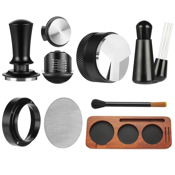 Kit de accesorios para espresso Mytdkxin de 7 piezas con tamper de 54 mm