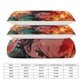 thumbnail image 4 of 3 Piece Comfortable Bedding Set Demon Slayer Kamado Tanjirou Duvet Cover Twin Bed with 2 Pillowcase 90"x90", 4 of 8