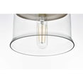 thumbnail image 4 of Living District Kenna 6.5 Inch Pendant Clear Shade in Satin Gold, 4 of 9