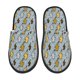 thumbnail image 1 of Balery Lightning Bolts Pantuflas de Casa de Felpa Silenciosas con Diseño Estampado, Zapatillas Cómodas Antideslizantes de Algodón para Interior-Large, 1 of 8