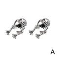 thumbnail image 1 of Two Way Frog Earrings Frog Lover Jewelry Y1A0, 1 of 6